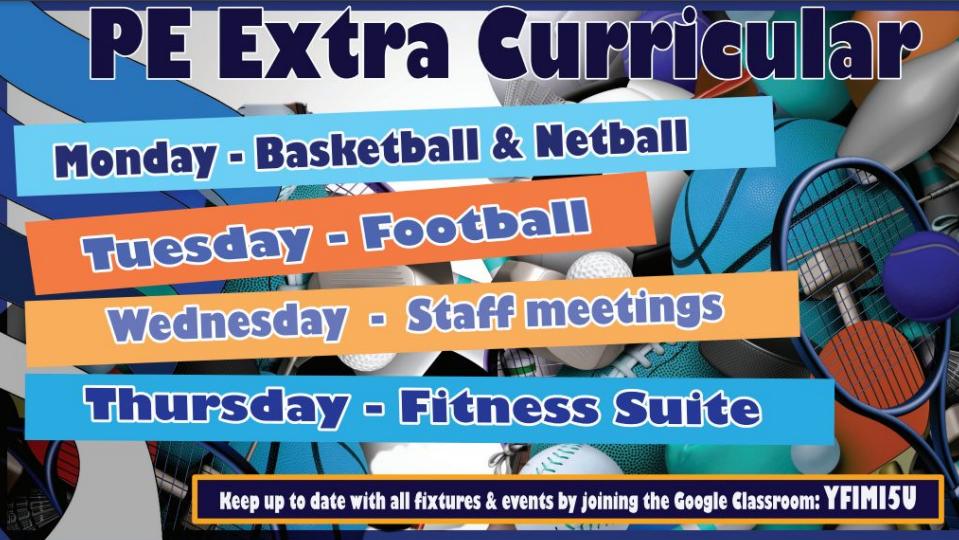 PE clubs sept 22