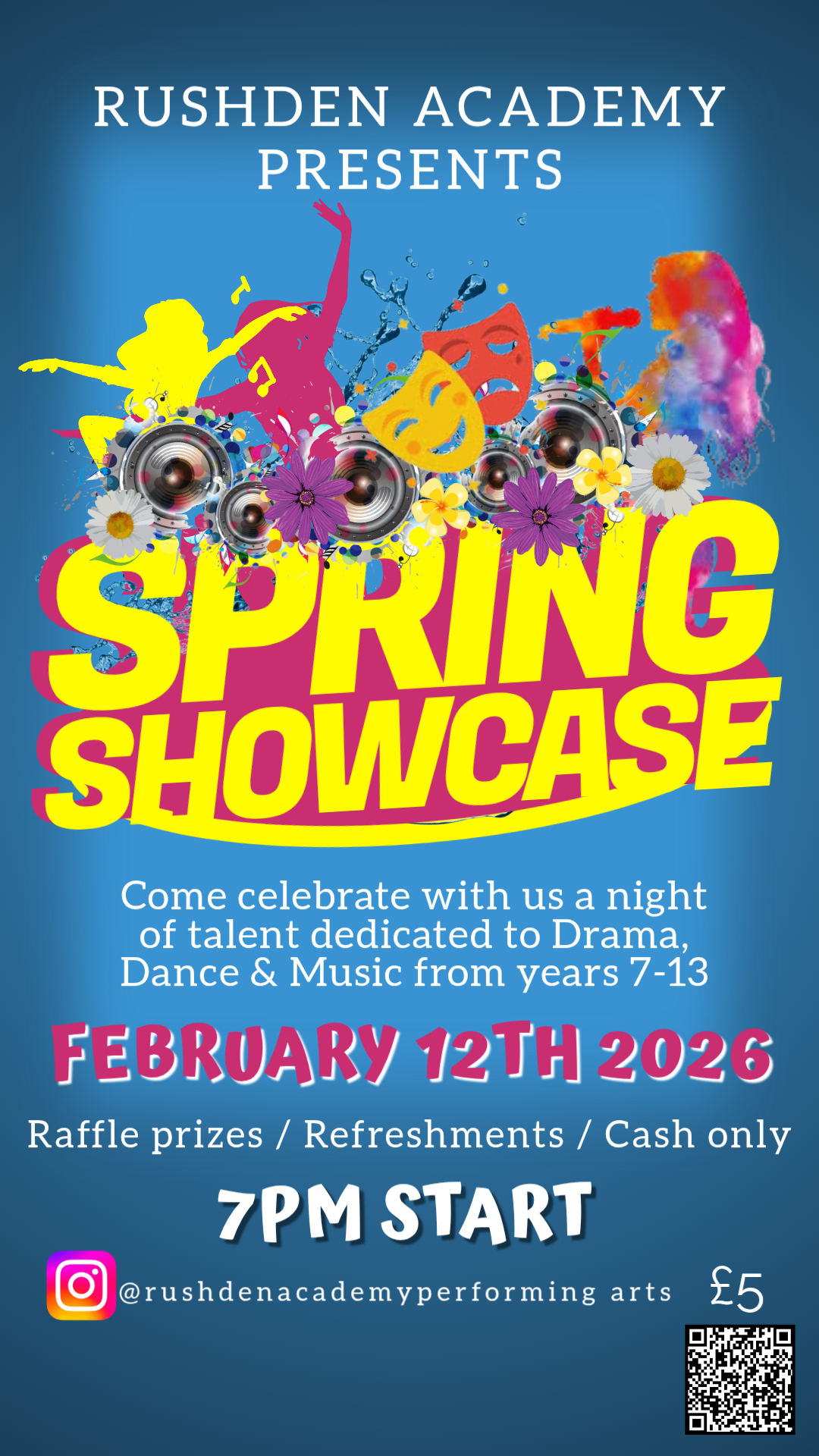 Spring showcase flyer